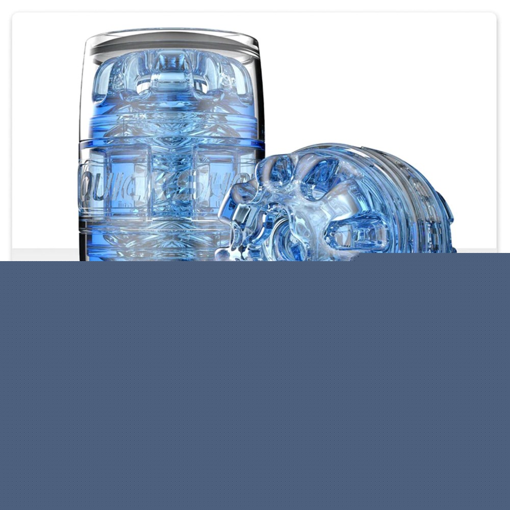 Мастурбатор Fleshlight Quickshot Turbo Blue Ice, компактний, чудово для пар і мінету - зображення 1