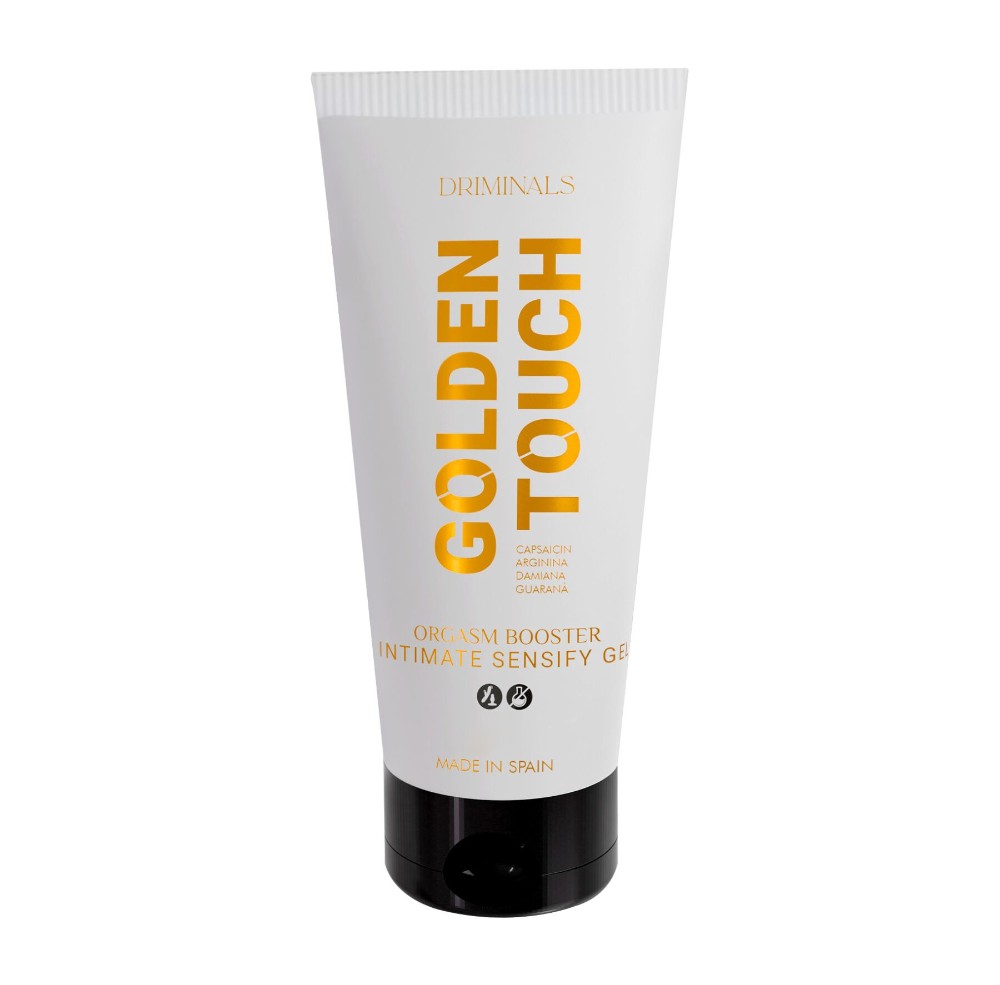 Збуджувальний гель для клітора Driminals Golden Touch Orgasm Booster, 30 мл, розігрів та поколювання - зображення 1