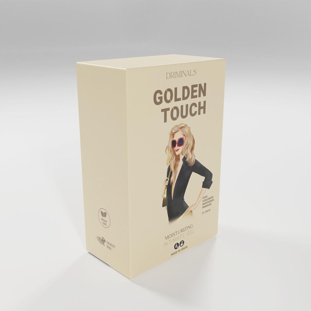 Розпродаж!!! Набір пробников гель-лубриканту Driminals Golden Touch 10 x 4 мл (термін 04.2027) - зображення 1