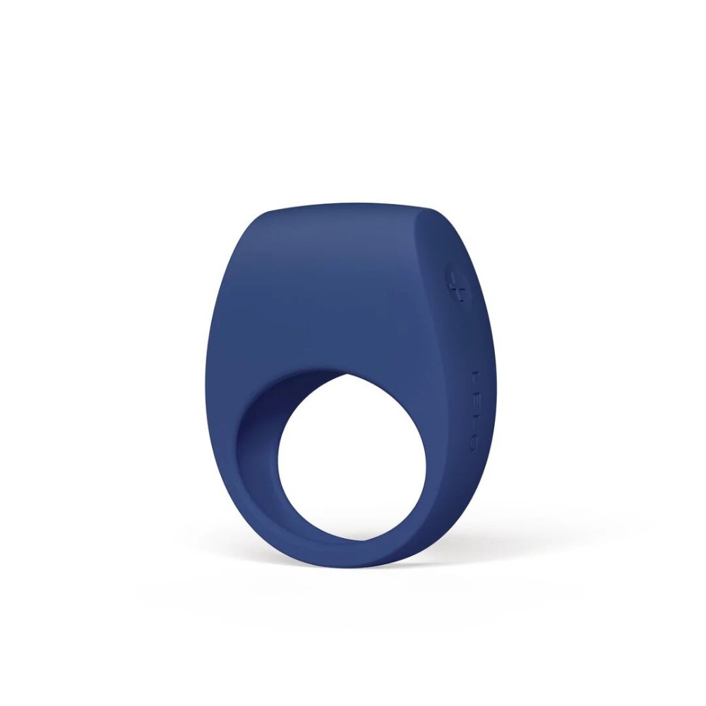 Ерекційне кільце з вібрацією LELO Tor 3 Base Blue, керування зі смартфона - зображення 1