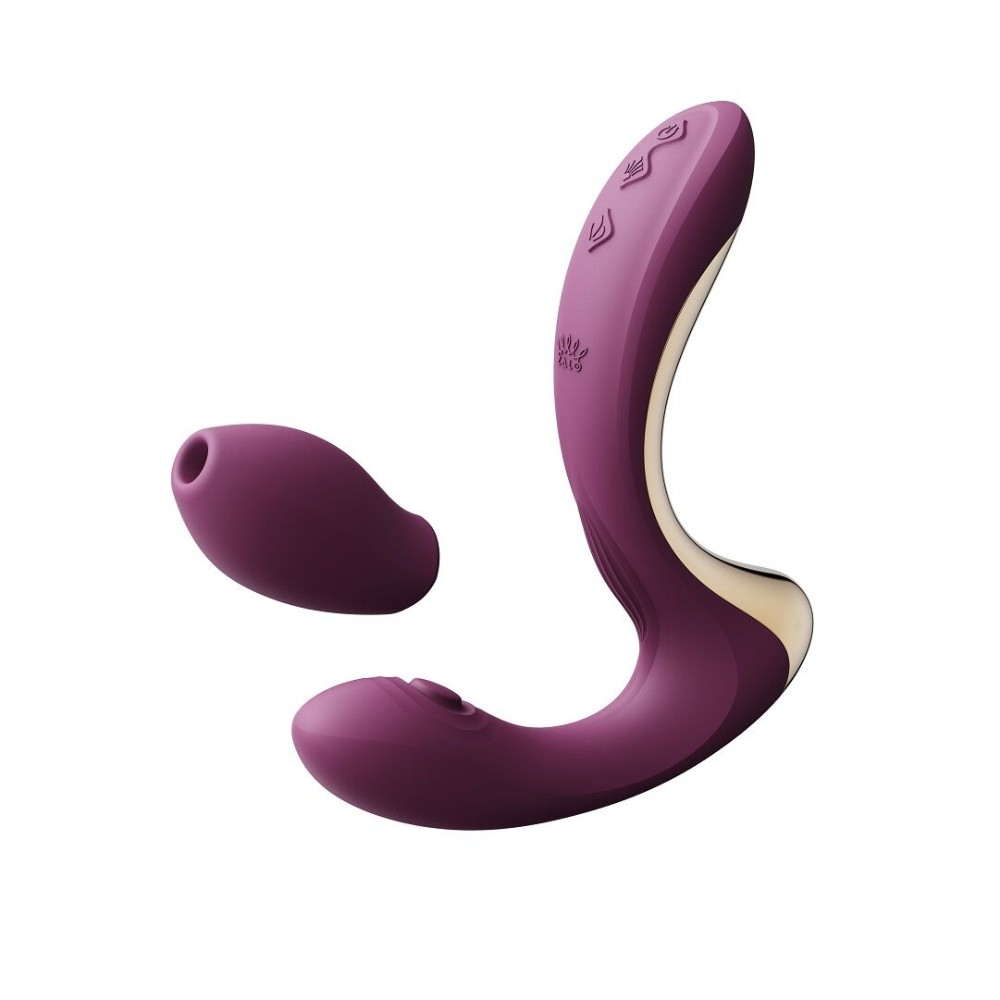 Вібратор-пульсатор з вакуумною насадкою Zalo – Talis G-Spot PulseWave Vibrator Velvet Purple - зображення 1
