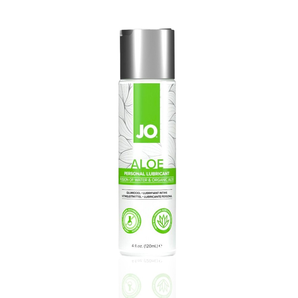 Змазка на водній основі JO H2O Organic Aloe (120 мл), зволожувальний та заспокійливий ефект - зображення 1