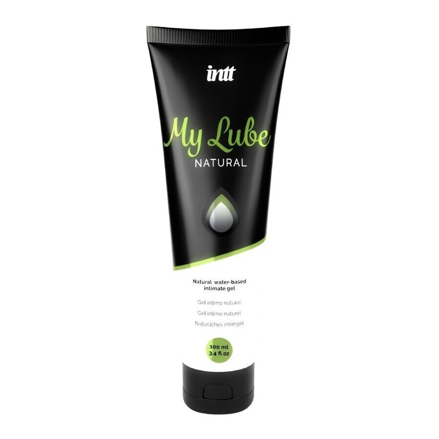 Лубрикант на водній основі Intt My Lube Natural, 100 мл, натуральний склад, без запаху, нелипкий - зображення 1