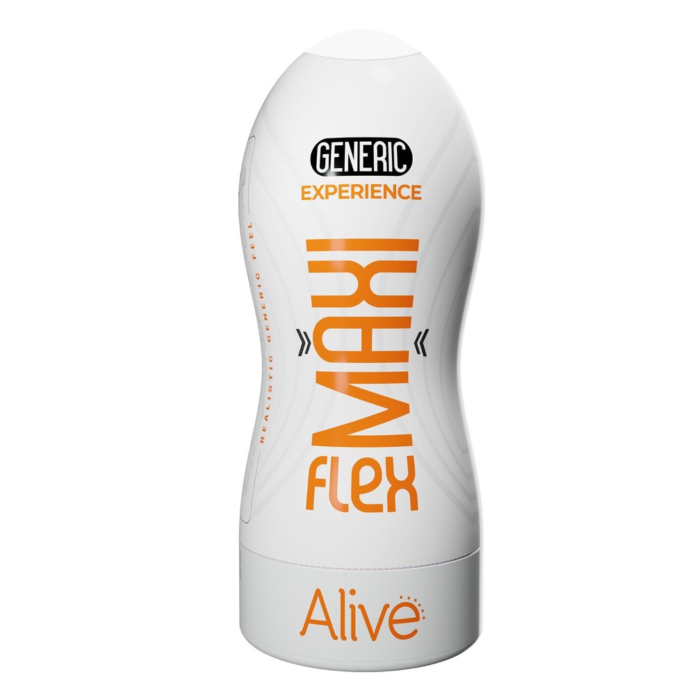 Мастурбатор Alive Maxi Flex L Generic, реалістичний вхід, рельєфний канал - зображення 1