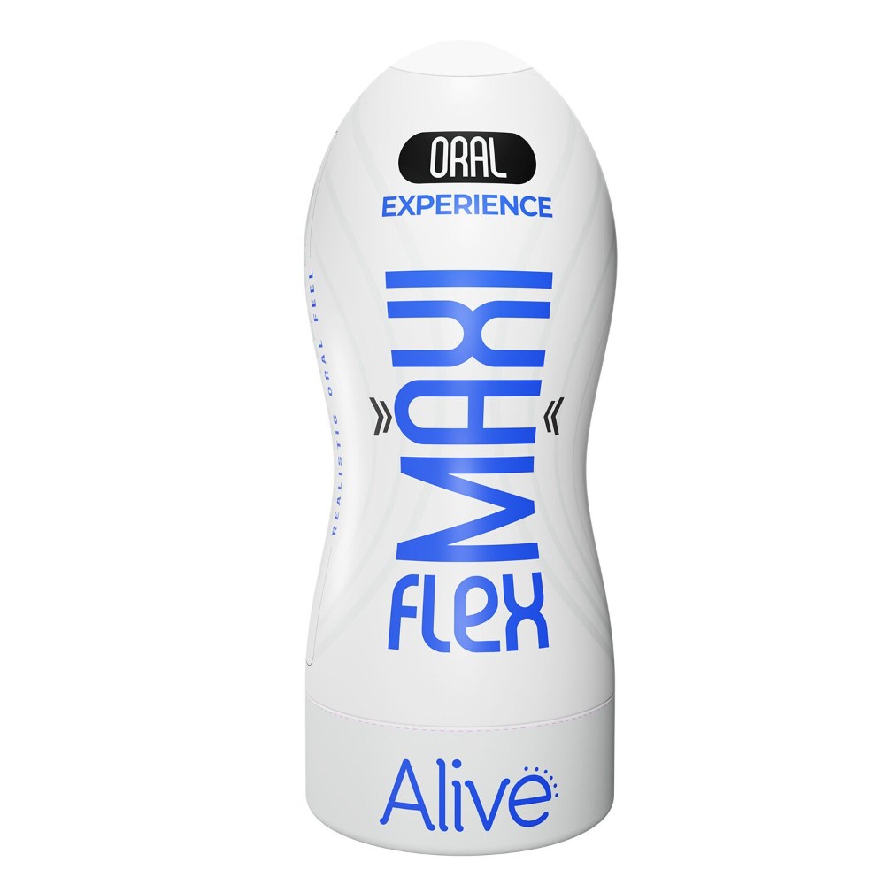 Мастурбатор-ротик Alive Maxi Flex L Oral, реалістичний вхід, рельєфний канал - зображення 1