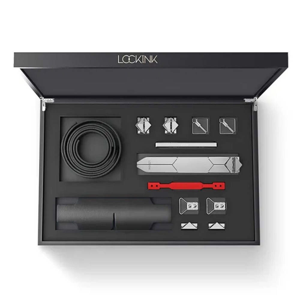 БДСМ-набір LOCKINK Teasing & Impact-Play Set, чорний, маска, кляп, затискачі для сосків, тиклер, шльопалка - зображення 1