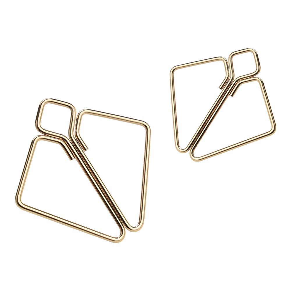Затискачі для сосків LOCKINK Minimalism Nipple Clamps, золотисті - зображення 1
