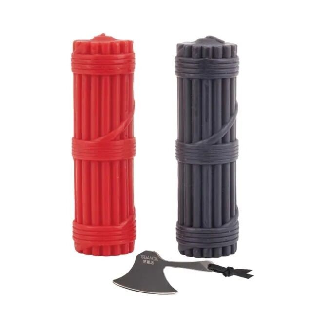 БДСМ-свічки LOCKINK SEVANDA Fetish Drip Candles Set, 2 шт, низькотемпературні, шкребок у комплекті - зображення 1