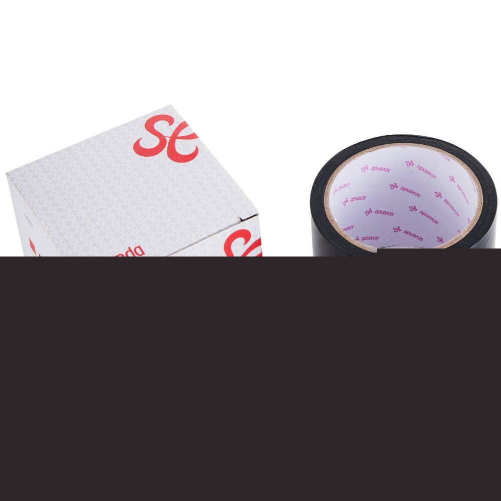 Скотч для бондажу LOCKINK SEVANDA Electrostatic Tape, чорна, 16 м - зображення 1