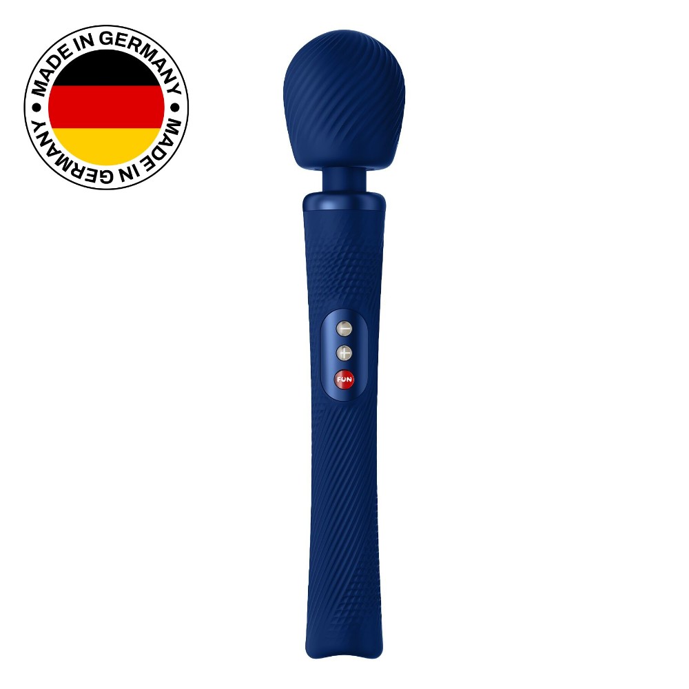 Вібромасажер Fun Factory VIM Vibrating Wand midnight blue, суперпотужний та легкий, до 6 годин роботи - зображення 1