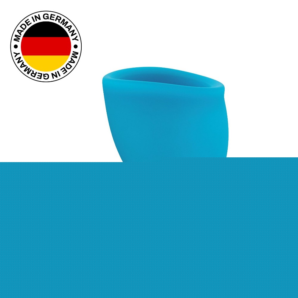 Менструальна чаша Fun Factory FUN CUP SIZE A, бірюзова, багаторазова, діаметр 4 см, об’єм 20 мл - зображення 1