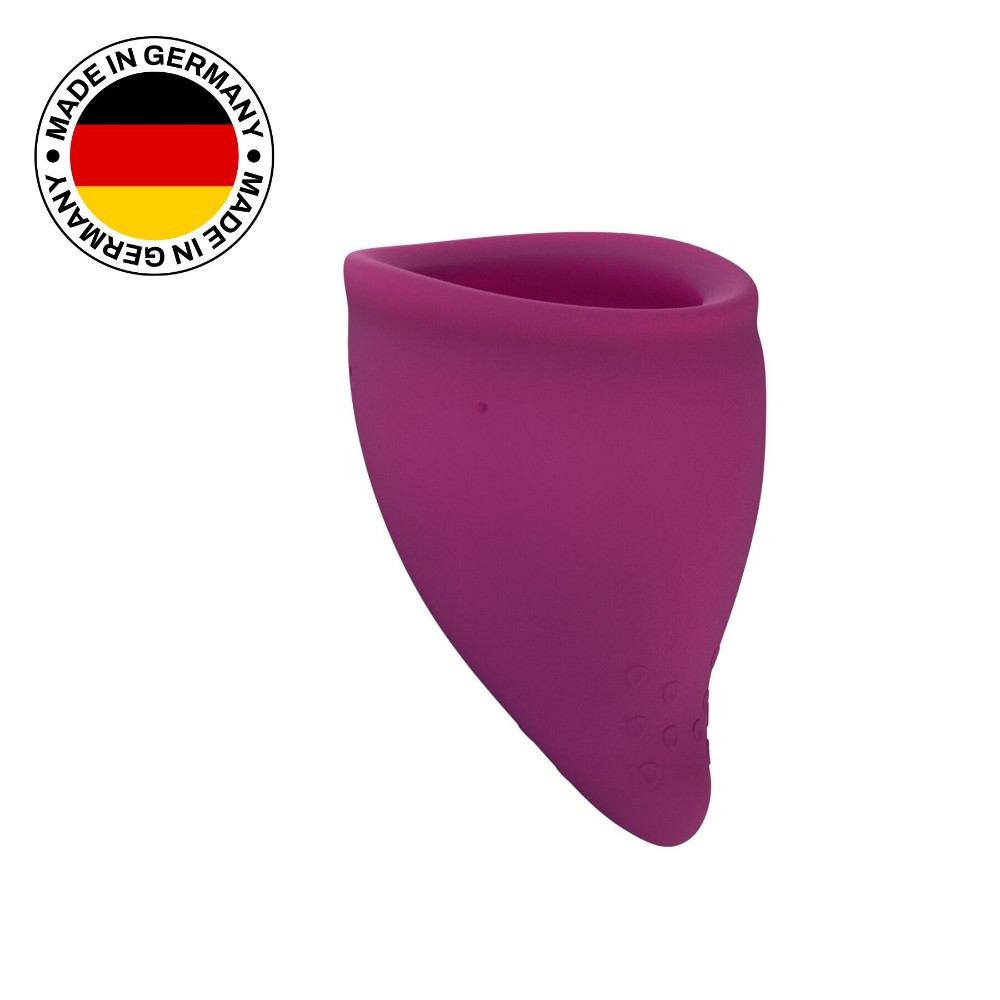 Менструальна чаша Fun Factory FUN CUP SIZE B, бордова, багаторазова, діаметр 4,3 см, об’єм 30 мл - зображення 1