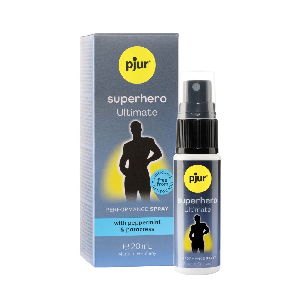 Спрей-пролонгатор pjur Superhero Ultimate Spray 20 мл, дуже потужний, природні активні компоненти - зображення 1