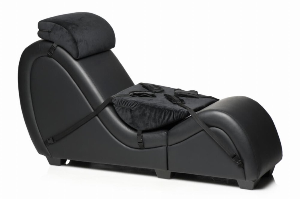 Секс-крісло з подушками Master Series Kinky Sex Lounge with Cushions - Black - зображення 1