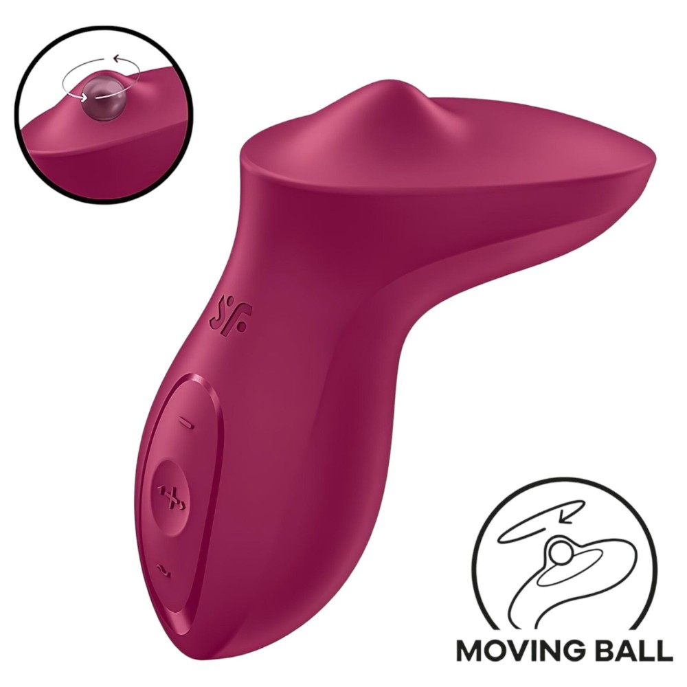 Вібратор для клітора з перлинною стимуляцією Satisfyer Exciterrr Berry, 2 незалежні мотори - зображення 1