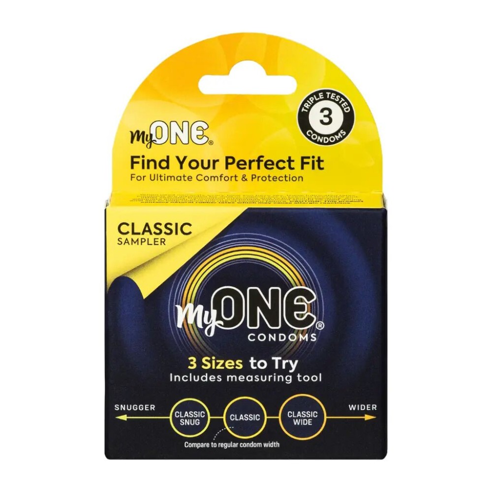 Презервативи MyONE Classic Sampler 3 шт, картонна коробка - зображення 1