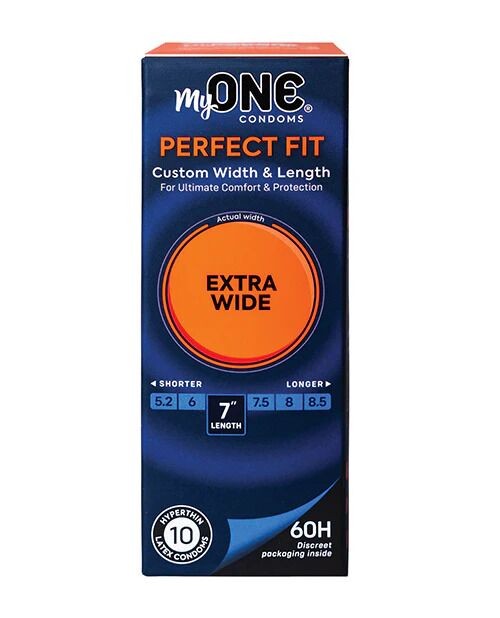 Презервативи MyONE Extra Wide 10 шт, картонна коробка - зображення 1