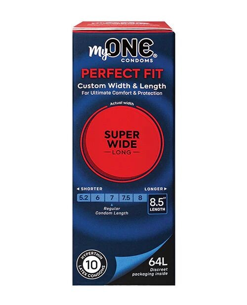 Презервативи MyONE Super Wide & Long 10 шт, картонна коробка - зображення 1