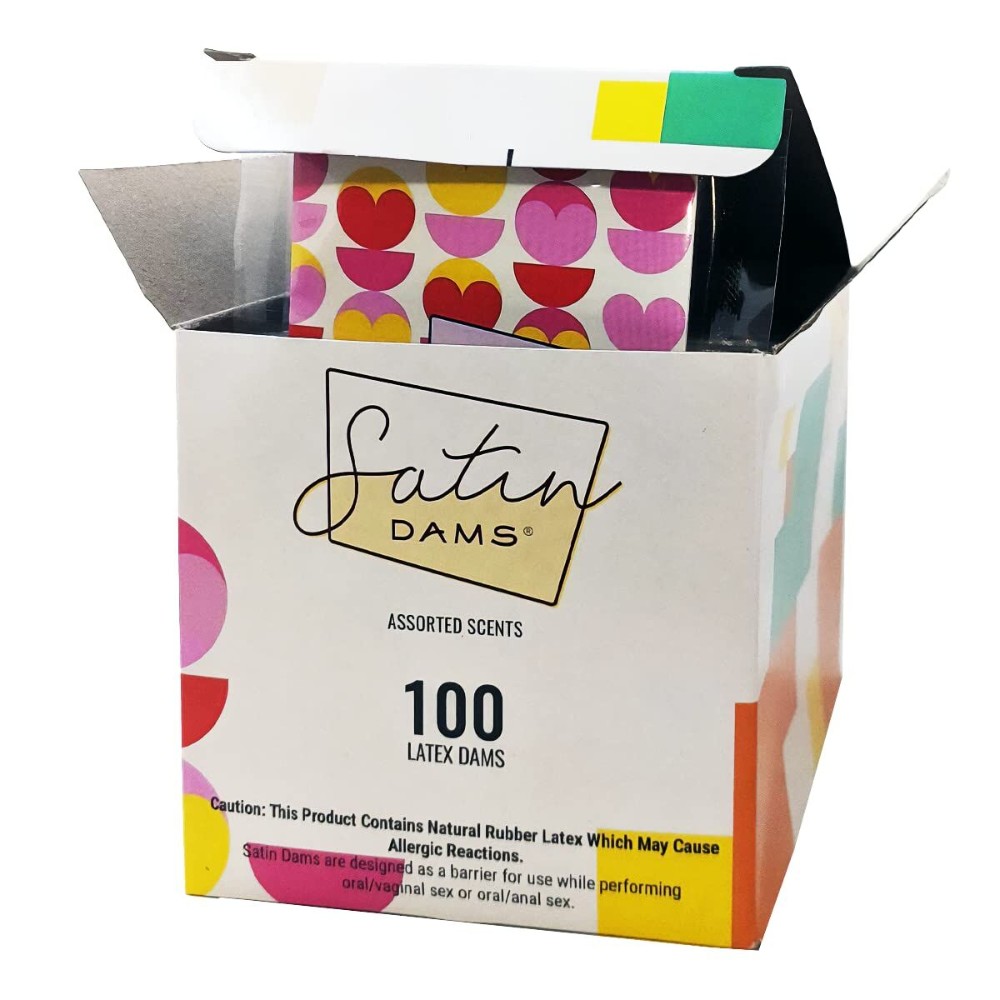 Набір латексних серветок Satin Dams Assorted 100 шт - зображення 1
