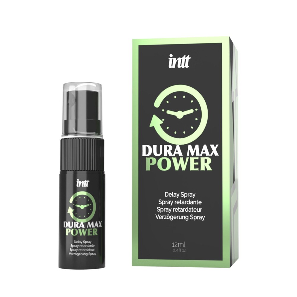 Пролонгатор-спрей Intt Dura Max Power (12 мл) з охолоджувальним ефектом, без лідокаїну, з пантенолом - зображення 1
