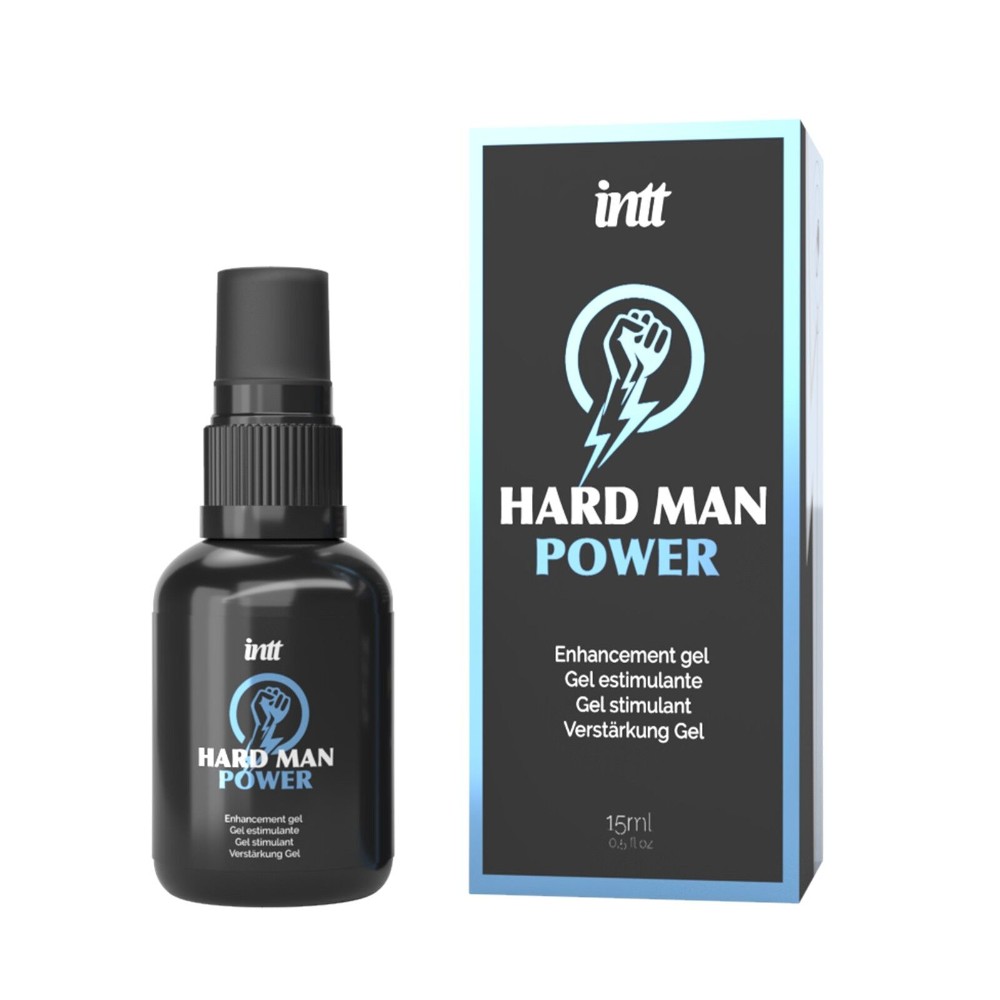 Стимулювальний гель для ерекції Intt Hard Man Power (15 мл), екстракт гінгко білоба, таурин - зображення 1