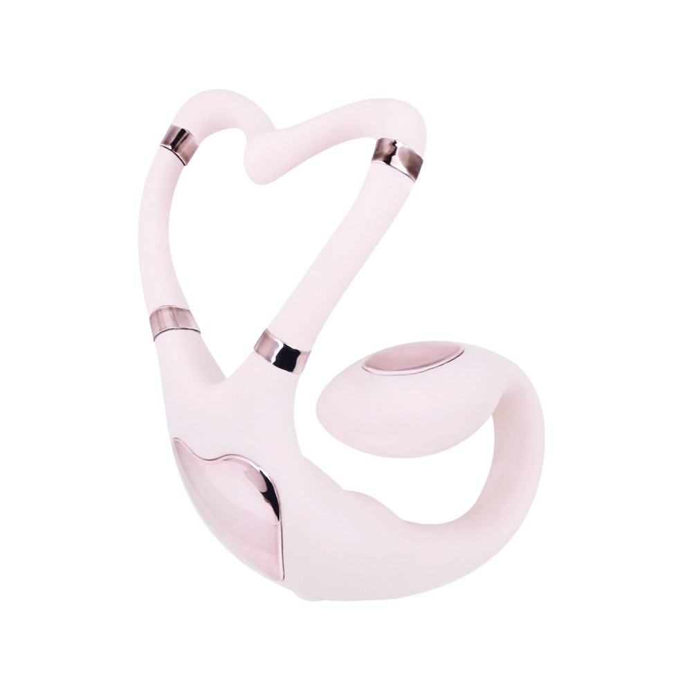 Смарт-вібратор для пар Adrien Lastic Venus + APP, подвійний, можна носити під одягом, 10 режимів - зображення 1