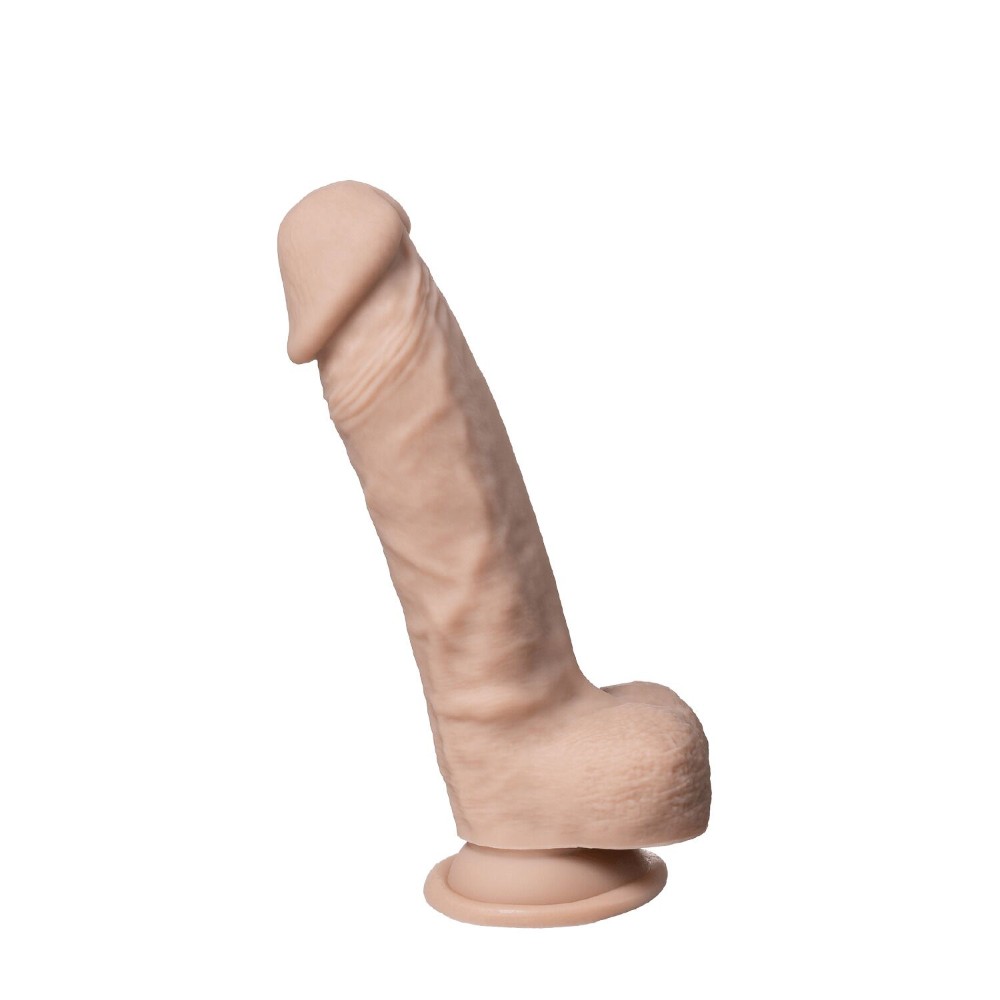 Фалоімітатор SilexD Johnny Real Skin Flesh MODEL 1, суперреалістичний, на присосці, діаметр 3,8 см - зображення 1
