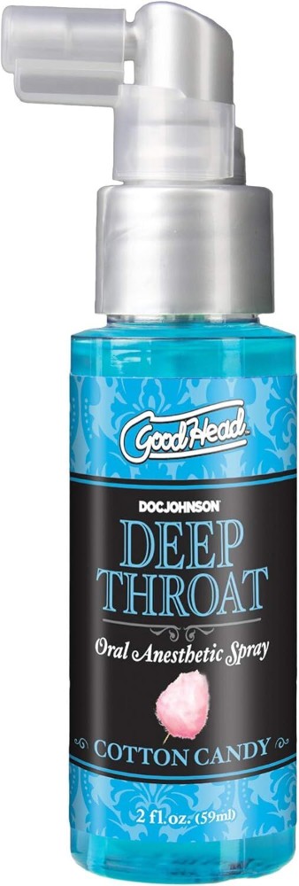Спрей для мінету Doc Johnson GoodHead DeepThroat Spray - Cotton Candy 59 мл для глибокого мінету - зображення 1