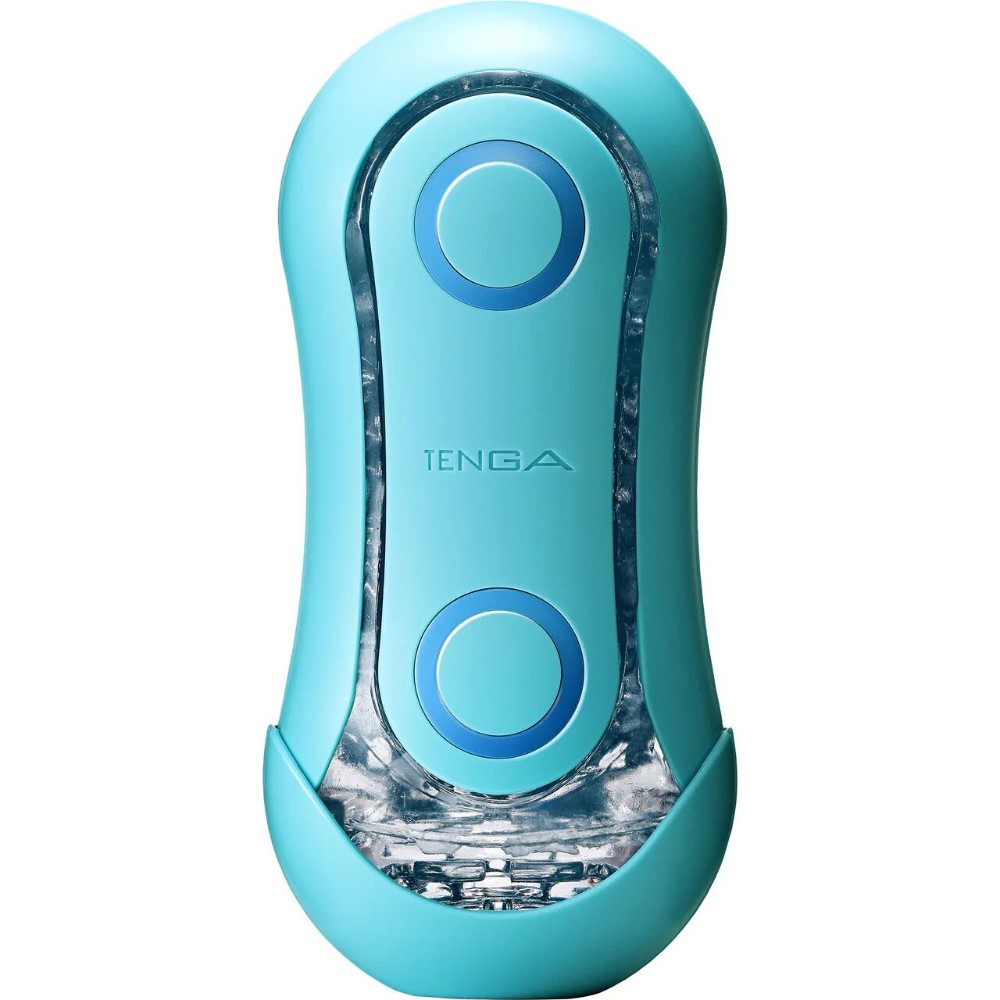 Мастурбатор Tenga Flip Orb — Ocean Blue, з можливістю зміни тиску та стимулювальними кульками всередині - зображення 1