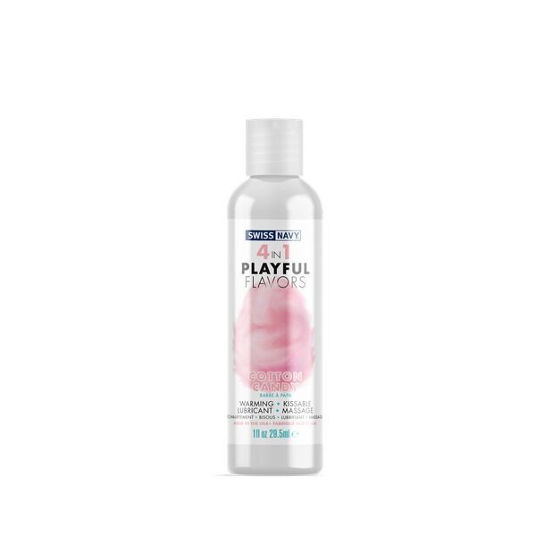 Розпродаж!!! Лубрикант на водній основі Swiss Navy 4 In 1 Cotton Candy 29,5 мл (термін 28.11.2026) - зображення 1