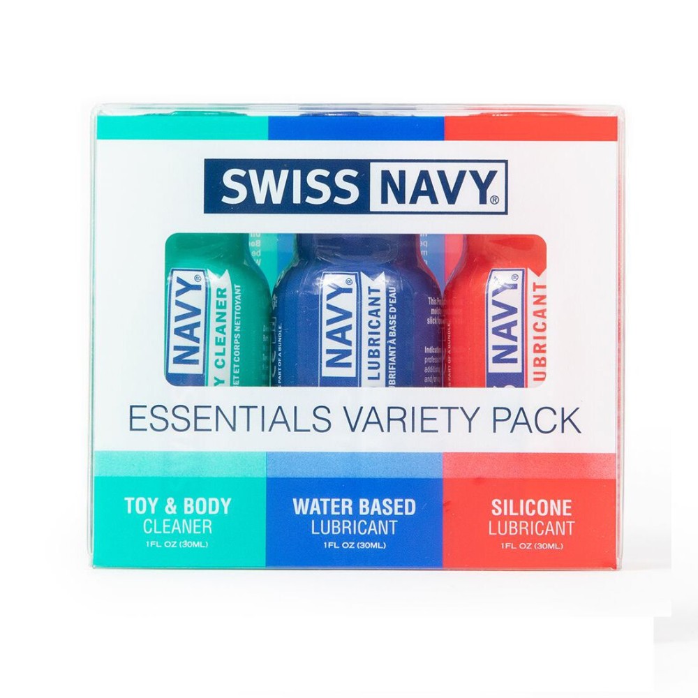 Розпродаж!!! Набір Swiss Navy Essentials Variety Pack 3 х 30 мл (термін 21.01.2027) - зображення 1