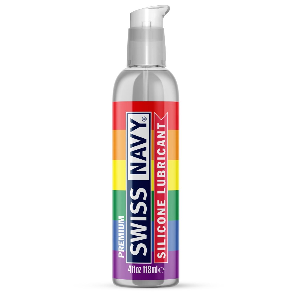 Розпродаж!!! Лубрикант Swiss Navy Silicone 118 мл Pride Edition (термін 28.02.2027) - зображення 1