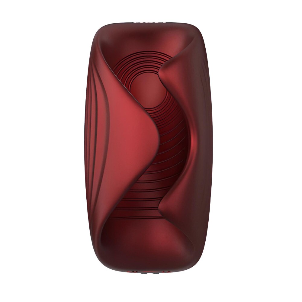 Мастурбатор з вібрацією Manwan SUB.ONE Velvet Red - зображення 1