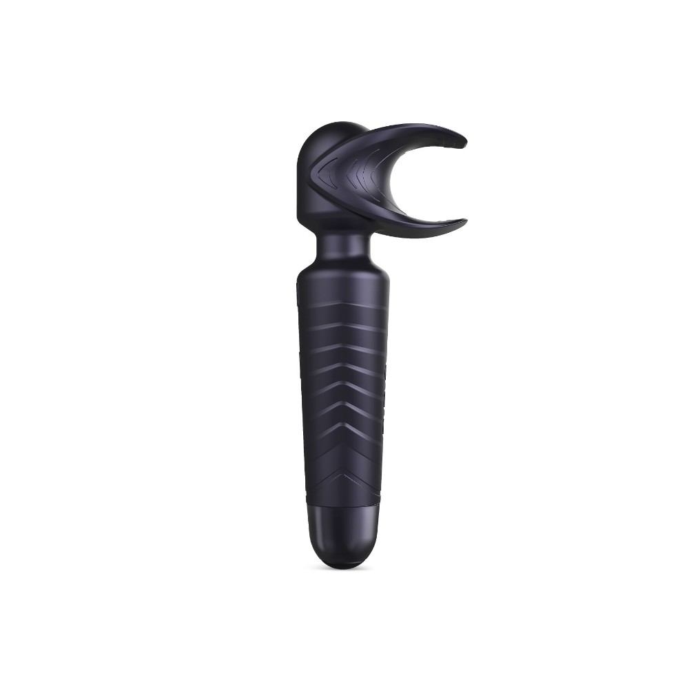Мастурбатор-вібромасажер Manwan MAN.WAND EVO Black Plum, чудово для пар, вібромінет - зображення 1