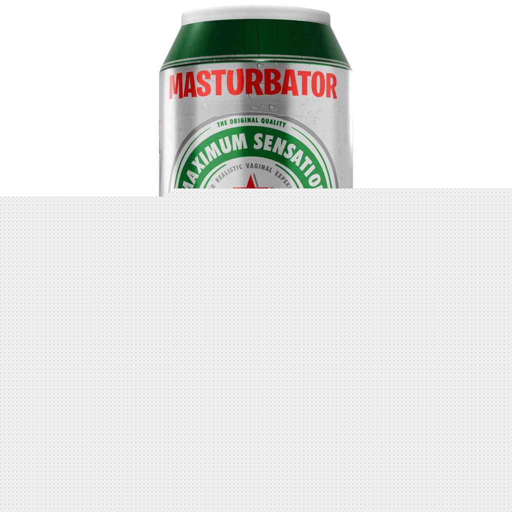 Мастурбатор-вагіна Alive Heineken Vagina II у вигляді банки пива, реалістичний - зображення 1