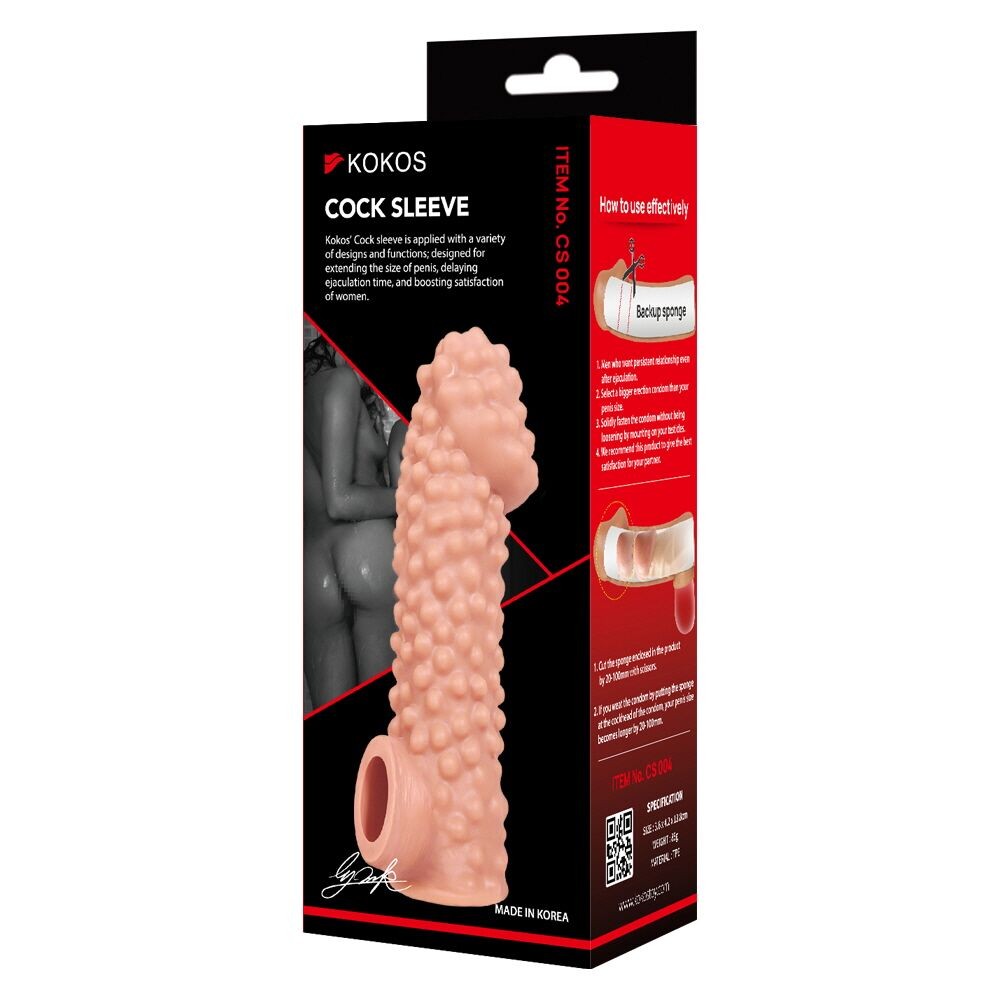 Насадка на член Kokos Cock Sleeve CS 004 M - зображення 1