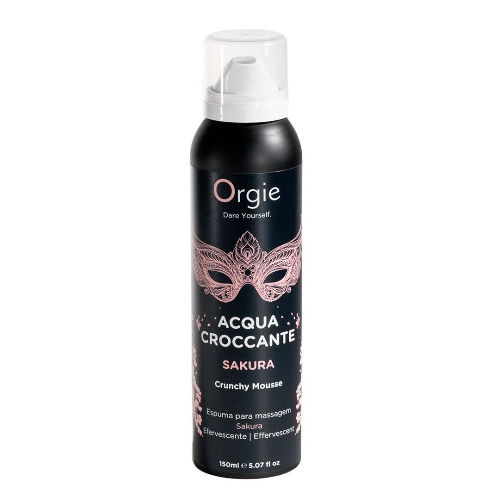 Масажна пінка Orgie – Acqua Croccante Sakura (150 мл), ефект бульбашок, що лопаються - зображення 1