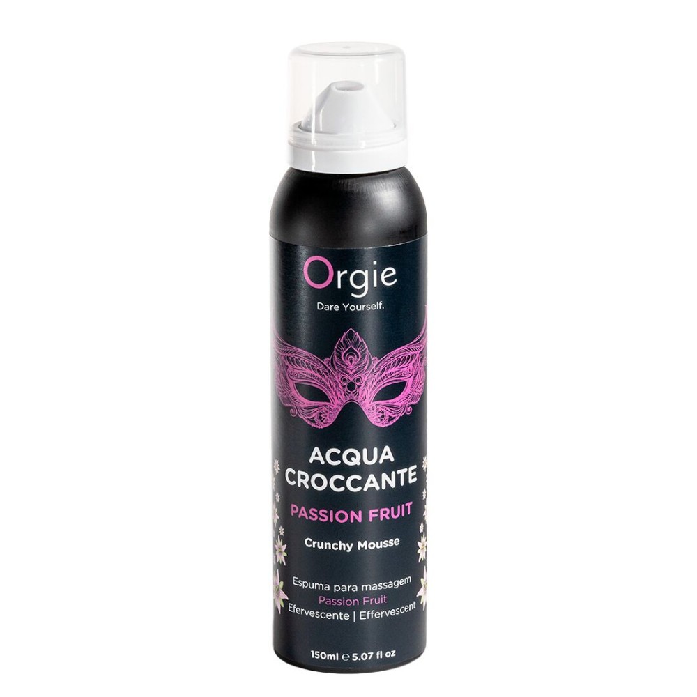Масажна пінка Orgie – Acqua Croccante Passion Fruit (150 мл), ефект бульбашок, що лопаються - зображення 1