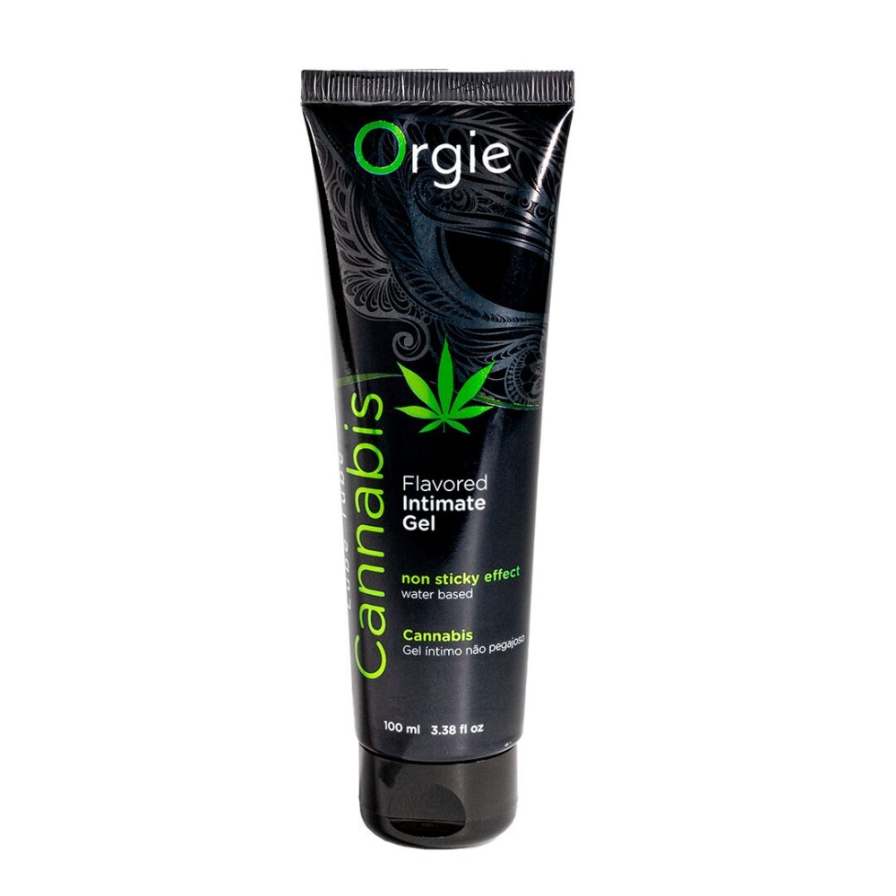 Лубрикант на водній основі Orgie Lube Tube Cannabis, 100 мл, їстівний, з олією насіння конопель - зображення 1