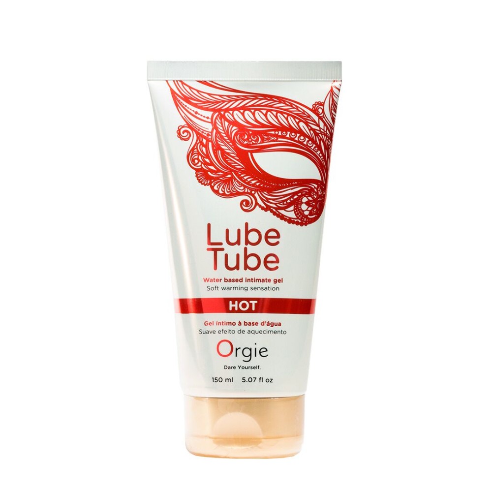 Лубрикант на водній основі Orgie Lube Tube Hot, 150 мл, із зігрівальним ефектом, без запаху - зображення 1