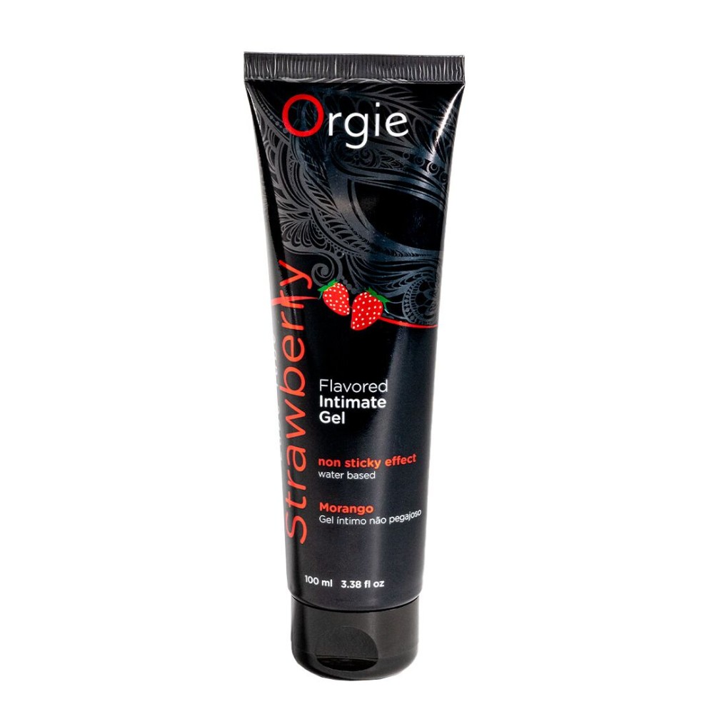 Лубрикант на водній основі Orgie Lube Tube Strawberry, 100 мл, зі смаком та ароматом полуниці - зображення 1