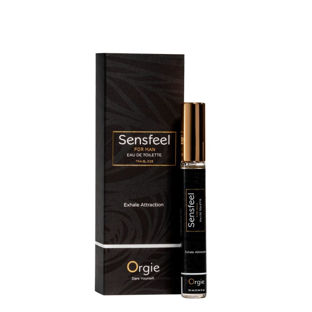 Чоловічі парфуми з феромонами Orgie – Sensfeel for Man Travel Size (10 мл), цитрусово-деревний аромат - зображення 1