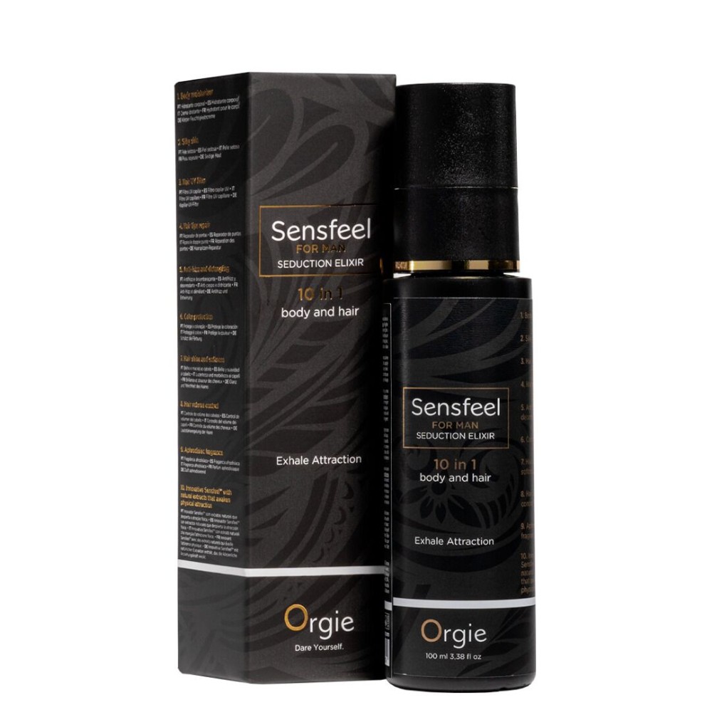 Лосьйон з феромонами для тіла та волосся Orgie – Sensfeel Seduction Elixir 10 in 1 for Man (100 мл) - зображення 1