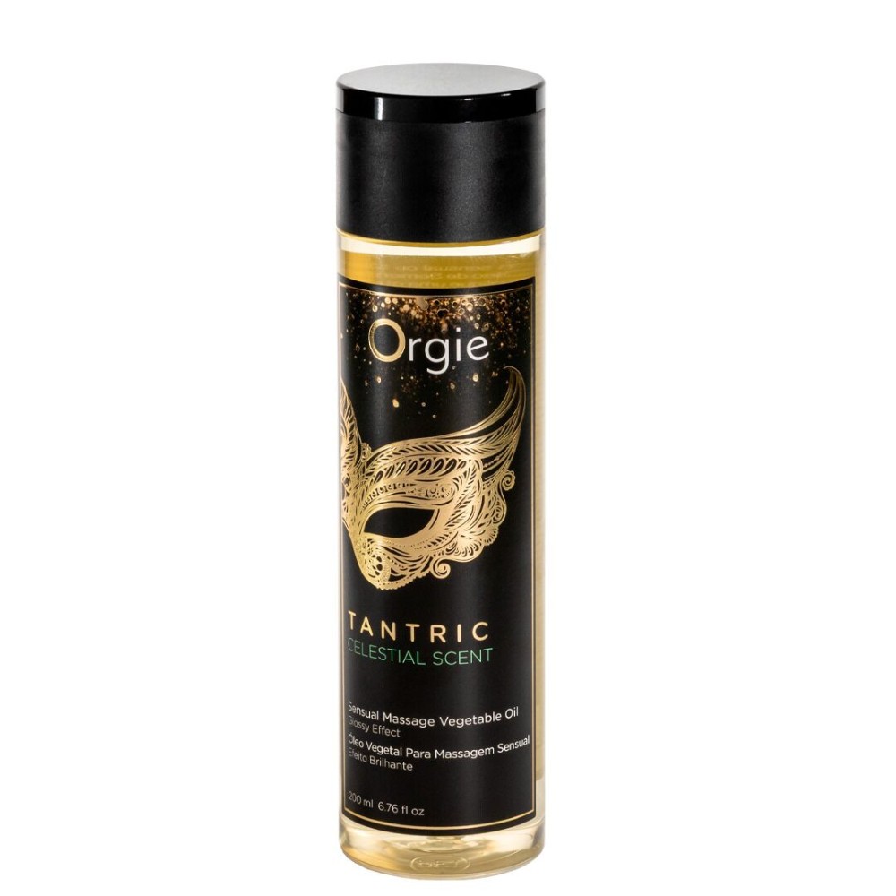 Масажна олія Orgie – Tantric Celestial Scent (200 мл), для тантричного масажу, зволоження - зображення 1