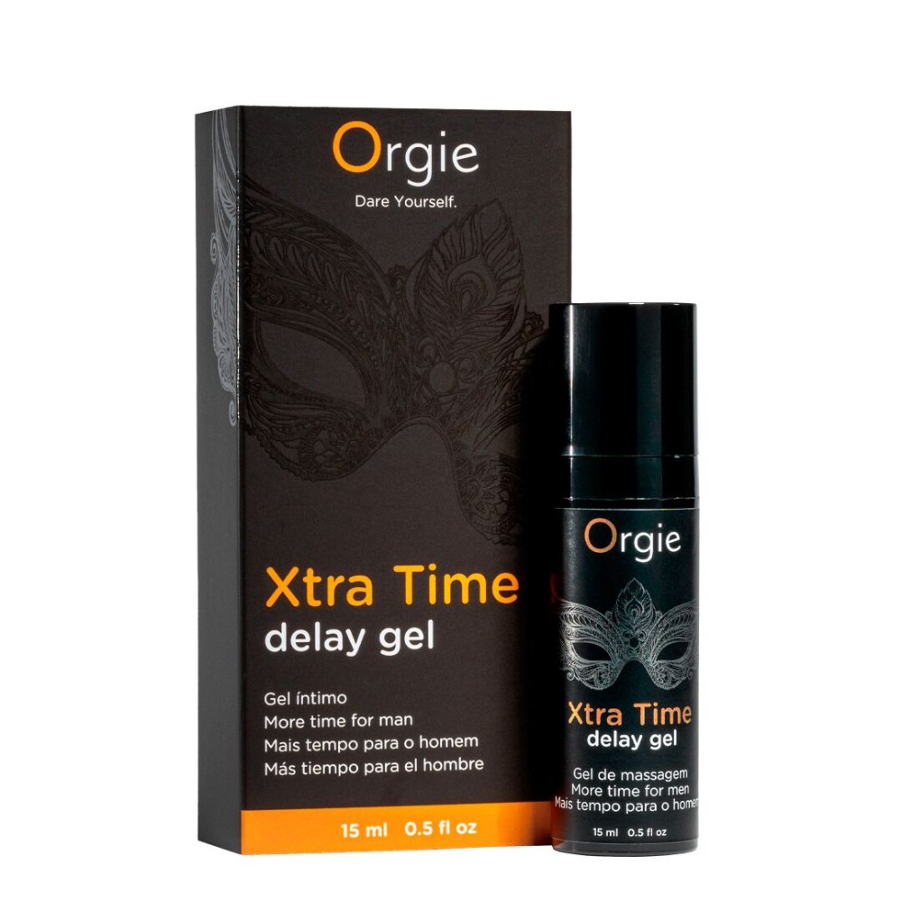 Гель-пролонгатор Orgie Xtra Time Delay Gel, 15 мл, на водній основі, без анестетиків - зображення 1