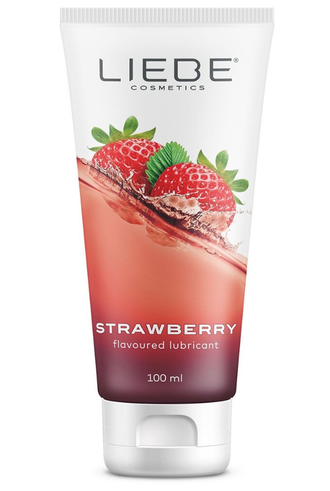 Лубрикант на водній основі Liebe Lubricant Strawberry 100 мл - зображення 1