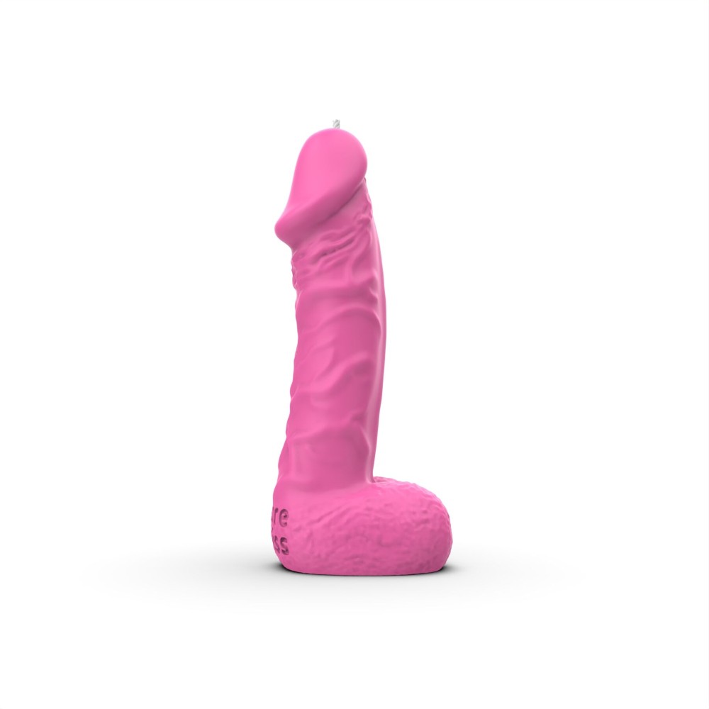 Свічка у вигляді члена Pure Bliss MINI Pink 15 см - зображення 1