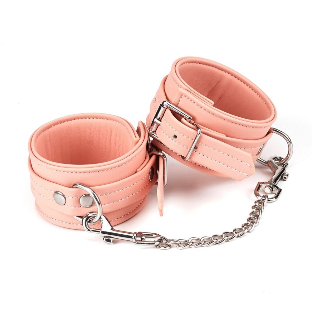 Поножі Liebe Seele Dark Candy Pink Ankle Cuffs, знімний ланцюжок - зображення 1