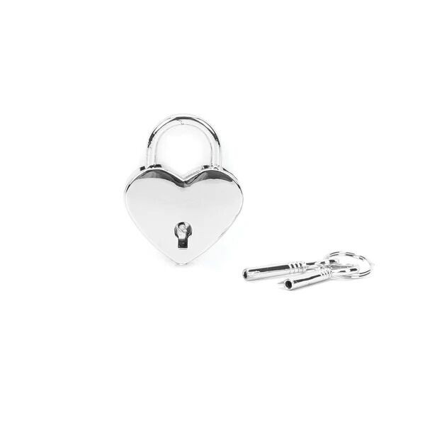 Замочок-сердечко Liebe Seele Heart Shape Padlock Silver (2 шт), універсальний - зображення 1