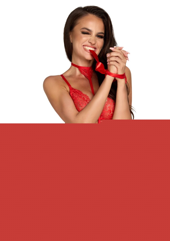Комплект Kissable Bondage Kiss Set Red S/M - зображення 1